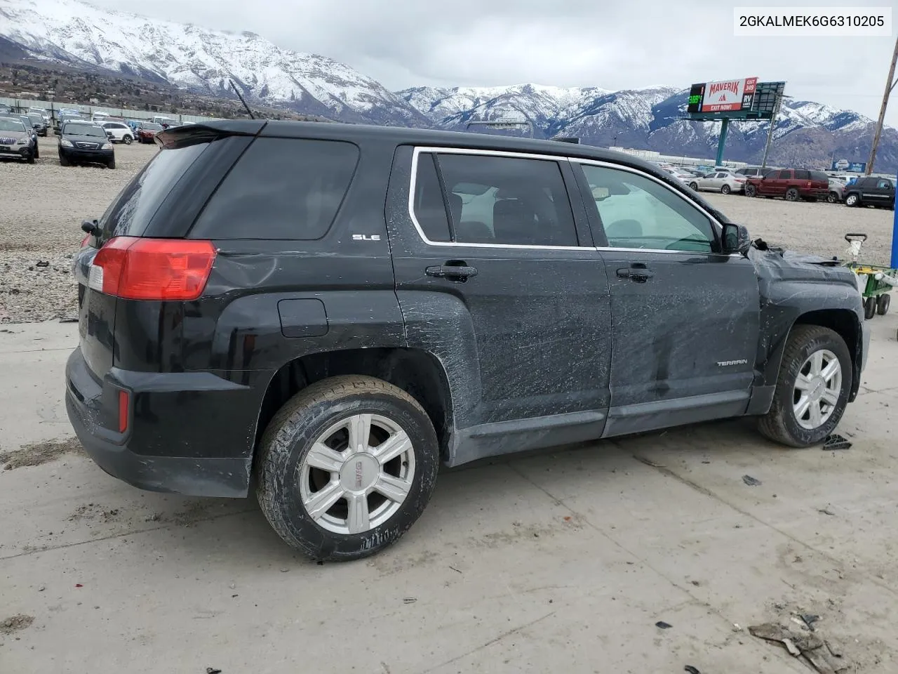 2016 GMC Terrain Sle VIN: 2GKALMEK6G6310205 Lot: 46665214