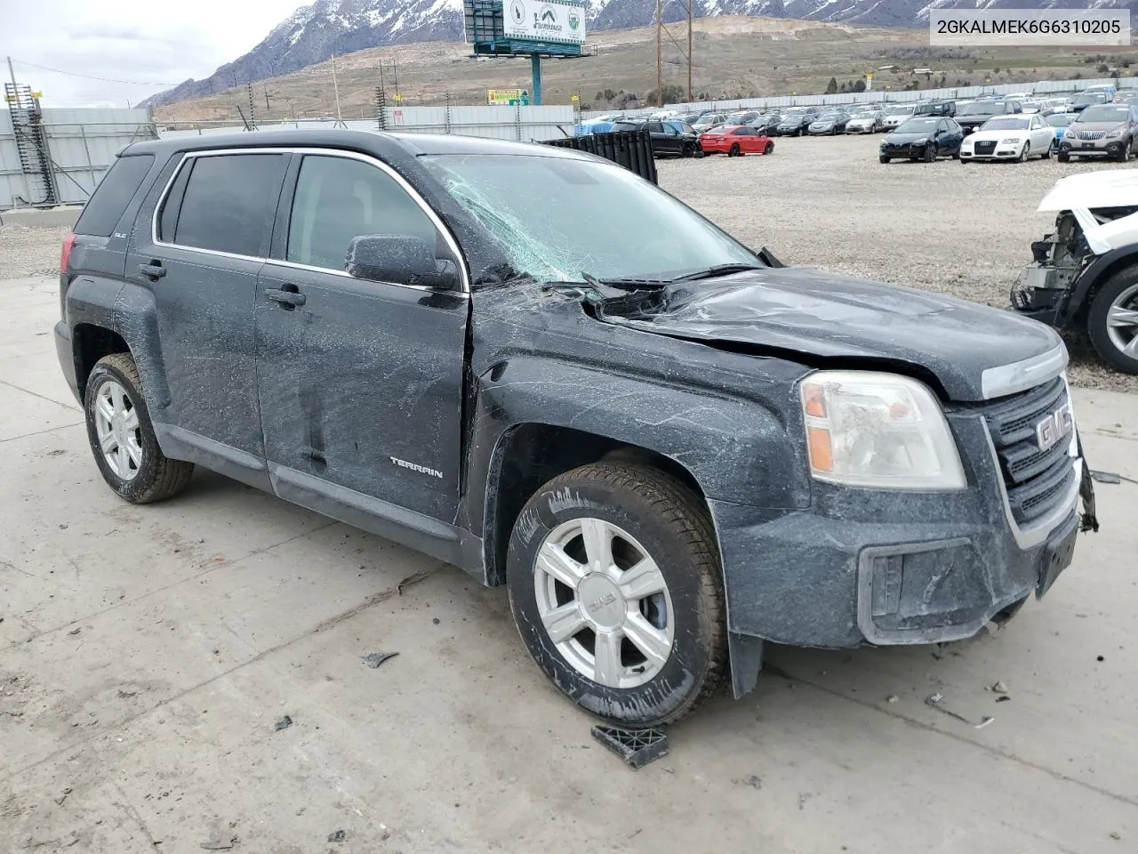 2016 GMC Terrain Sle VIN: 2GKALMEK6G6310205 Lot: 46665214