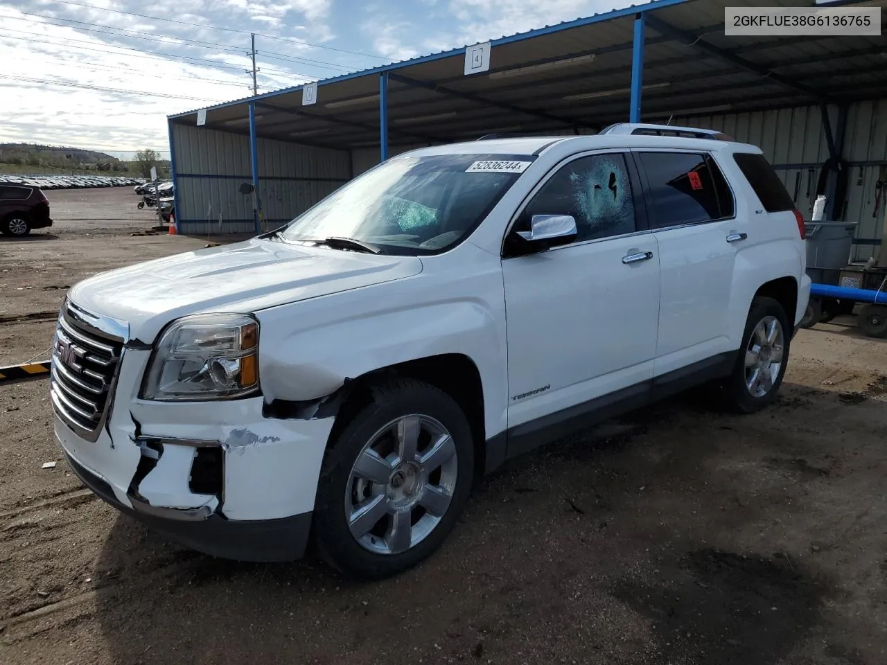 2GKFLUE38G6136765 2016 GMC Terrain Slt