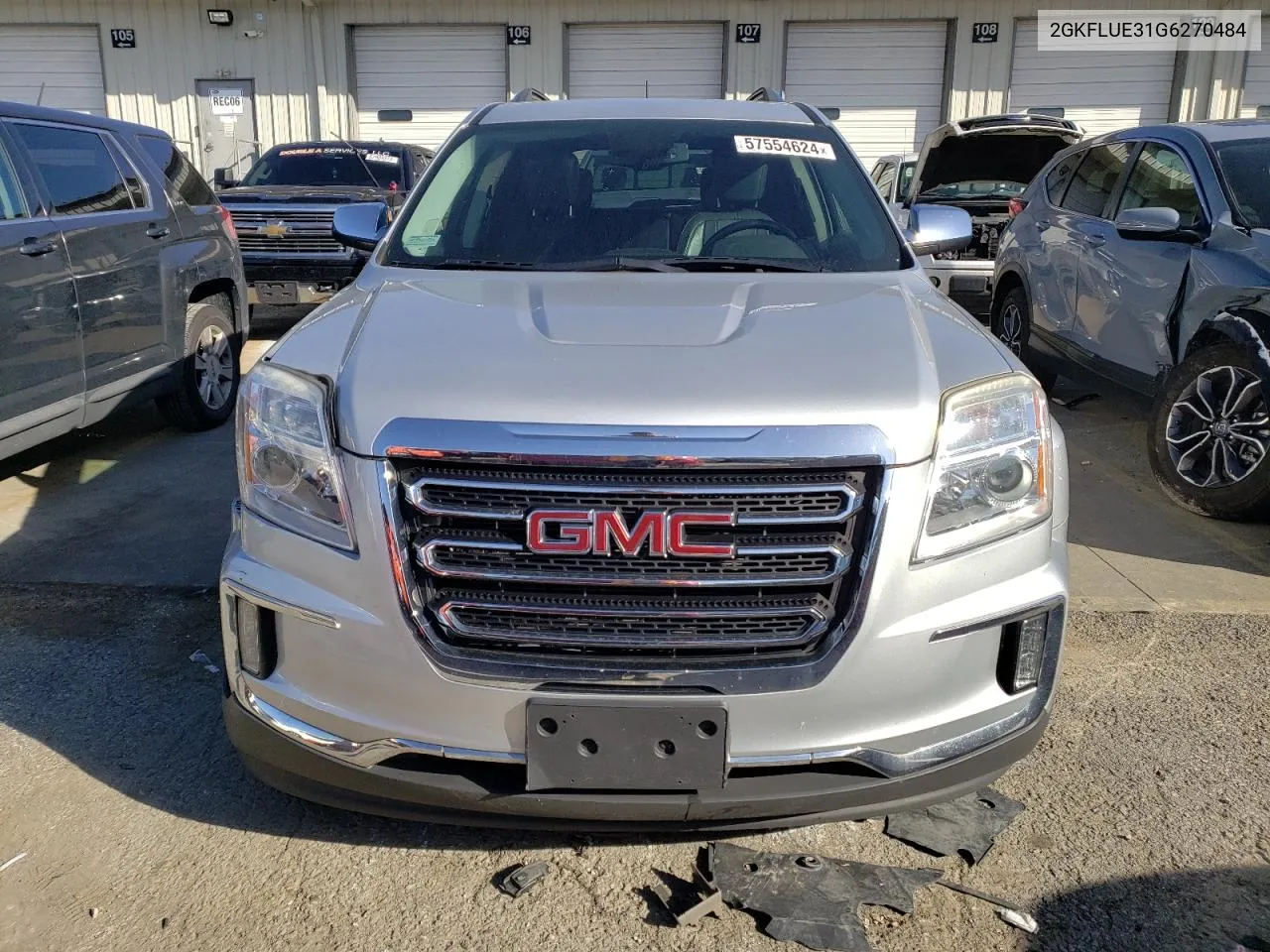 2016 GMC Terrain Slt VIN: 2GKFLUE31G6270484 Lot: 57554624