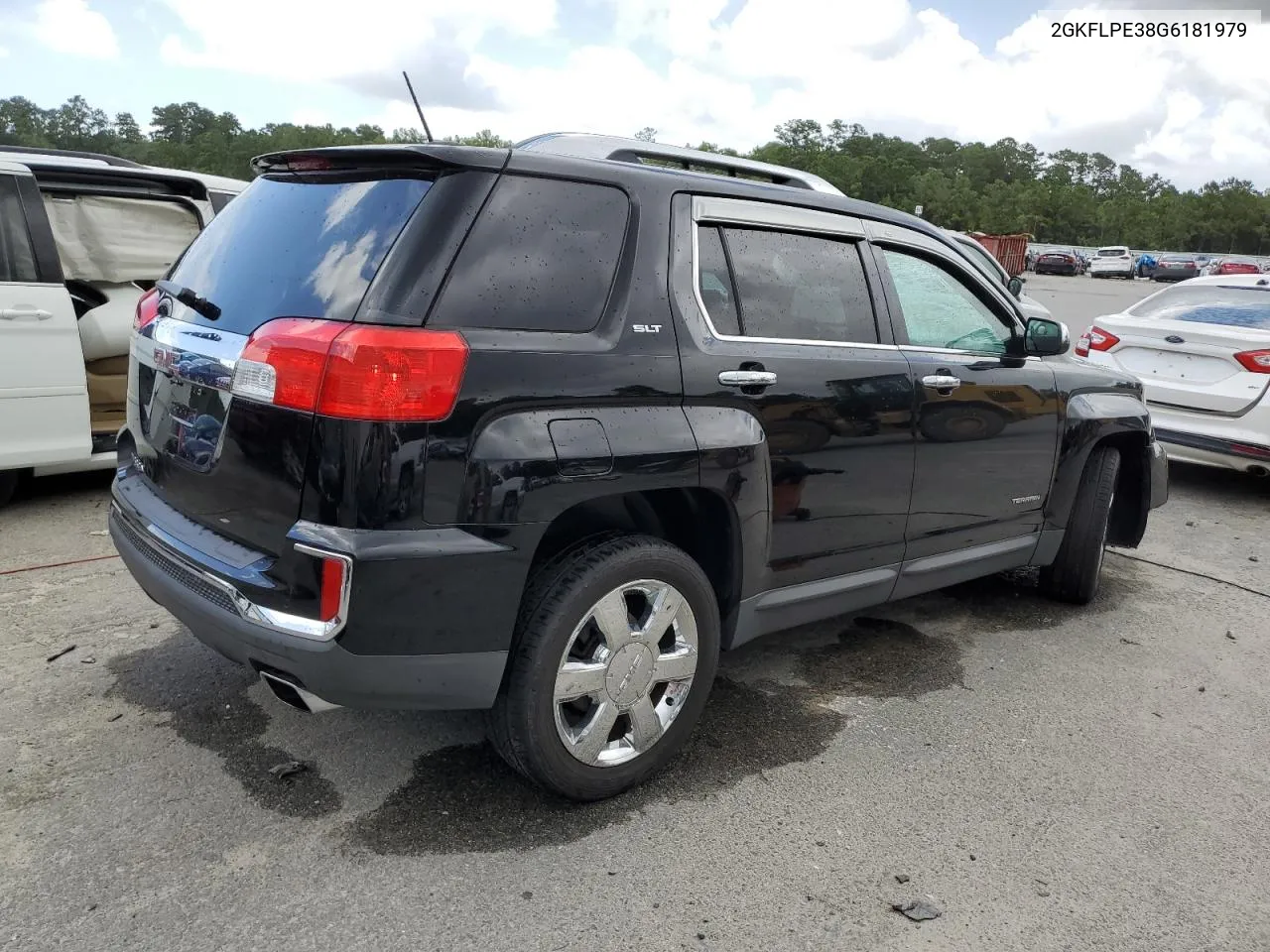 2016 GMC Terrain Slt VIN: 2GKFLPE38G6181979 Lot: 59326164