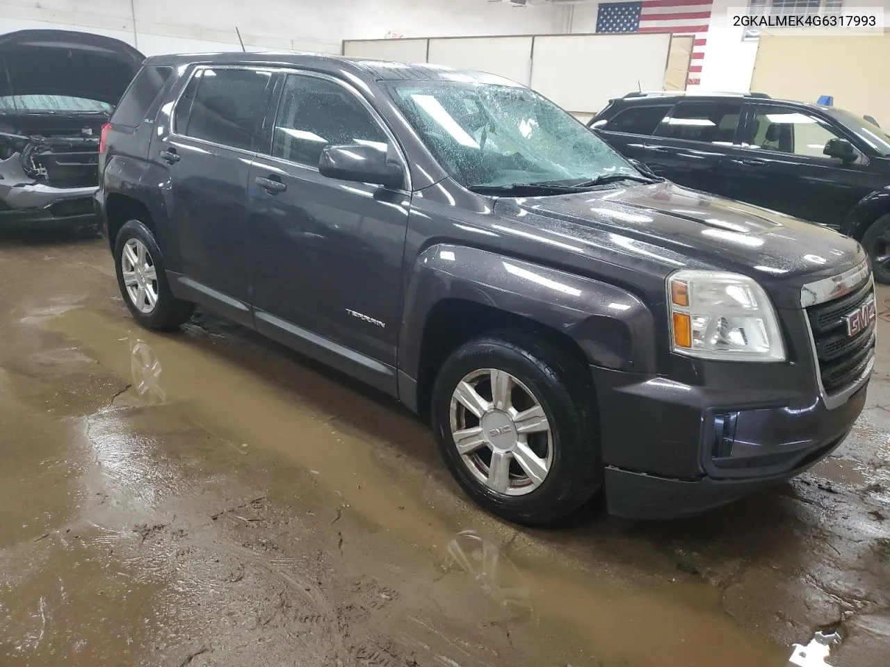 2016 GMC Terrain Sle VIN: 2GKALMEK4G6317993 Lot: 63046164