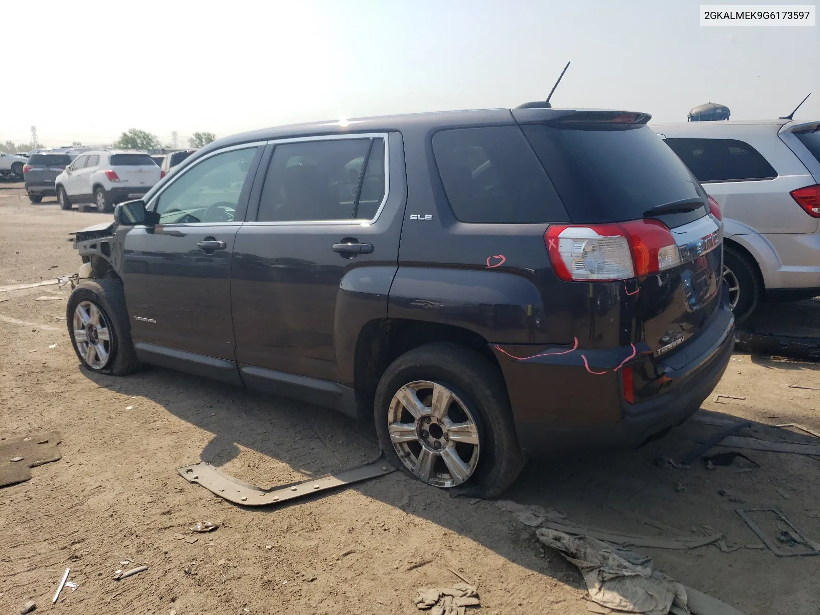 2GKALMEK9G6173597 2016 GMC Terrain Sle