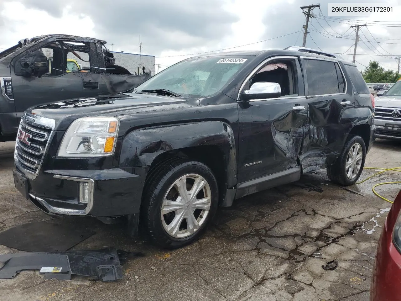 2016 GMC Terrain Slt VIN: 2GKFLUE33G6172301 Lot: 65145524