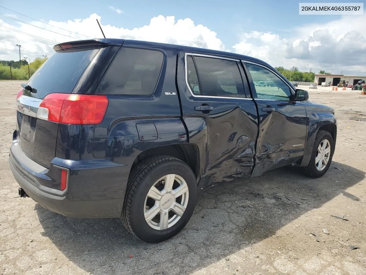 2GKALMEK4G6355787 2016 GMC Terrain Sle