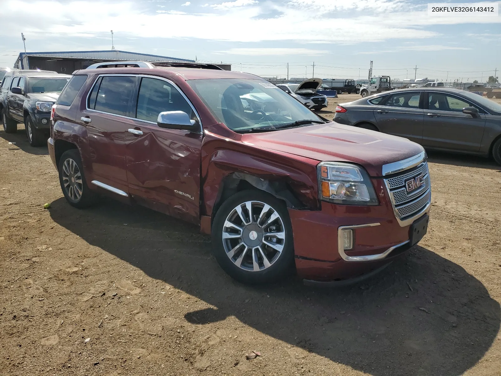 2016 GMC Terrain Denali VIN: 2GKFLVE32G6143412 Lot: 66146934