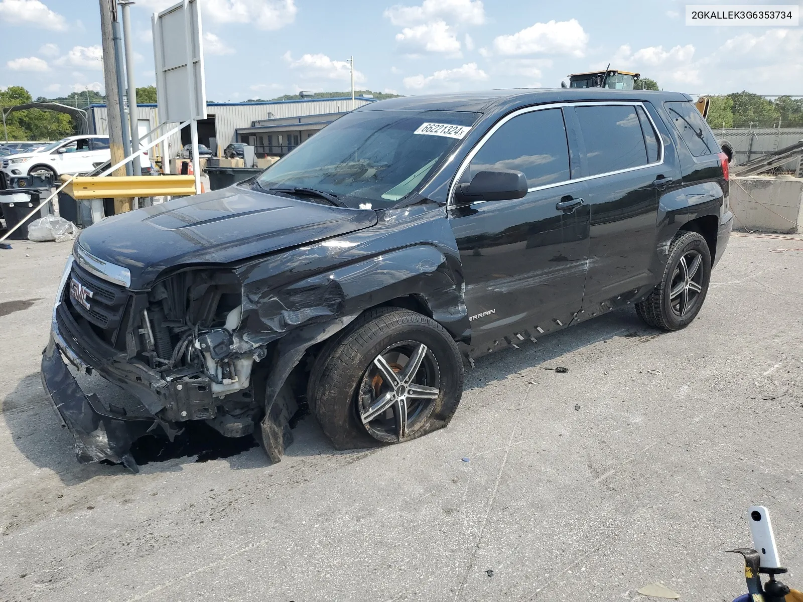 2GKALLEK3G6353734 2016 GMC Terrain Sl