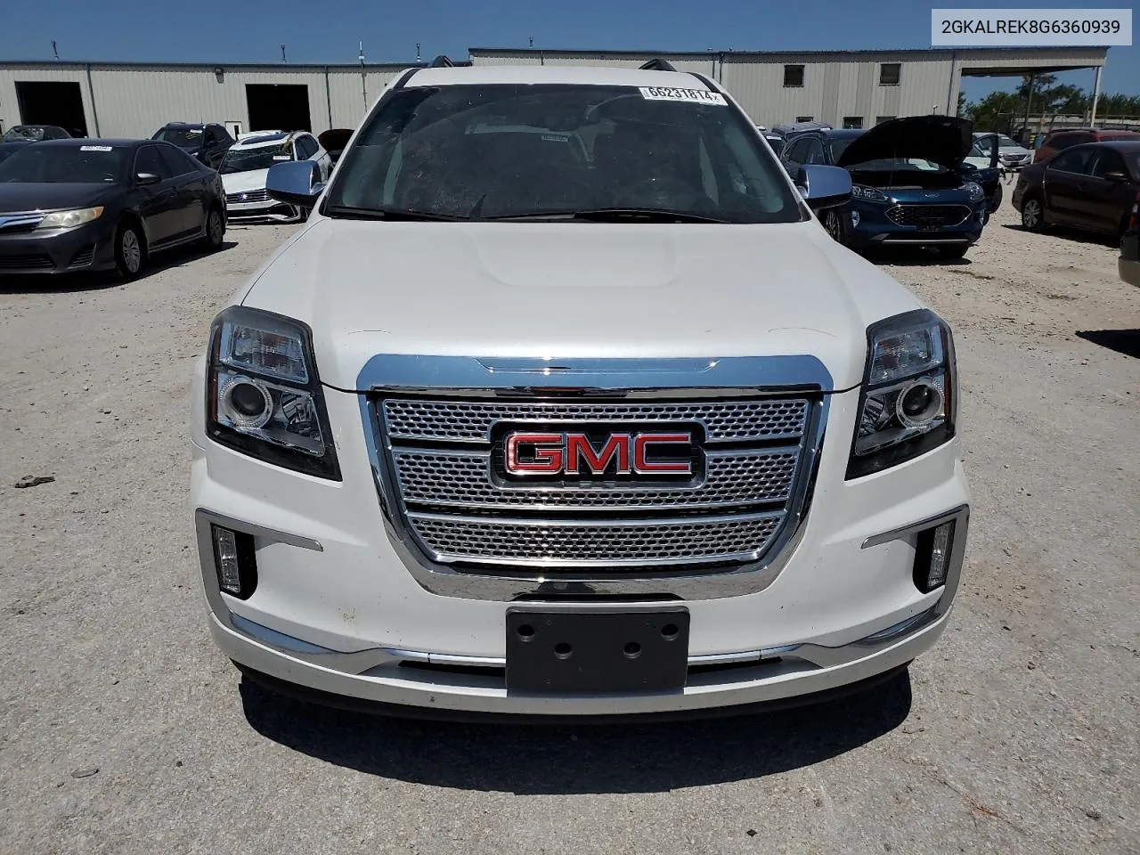 2016 GMC Terrain Denali VIN: 2GKALREK8G6360939 Lot: 66231814