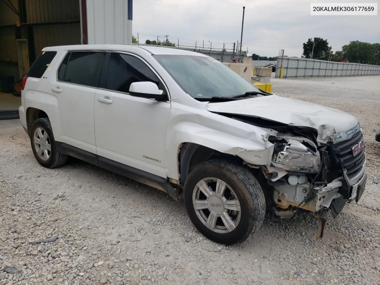 2016 GMC Terrain Sle VIN: 2GKALMEK3G6177659 Lot: 66660394