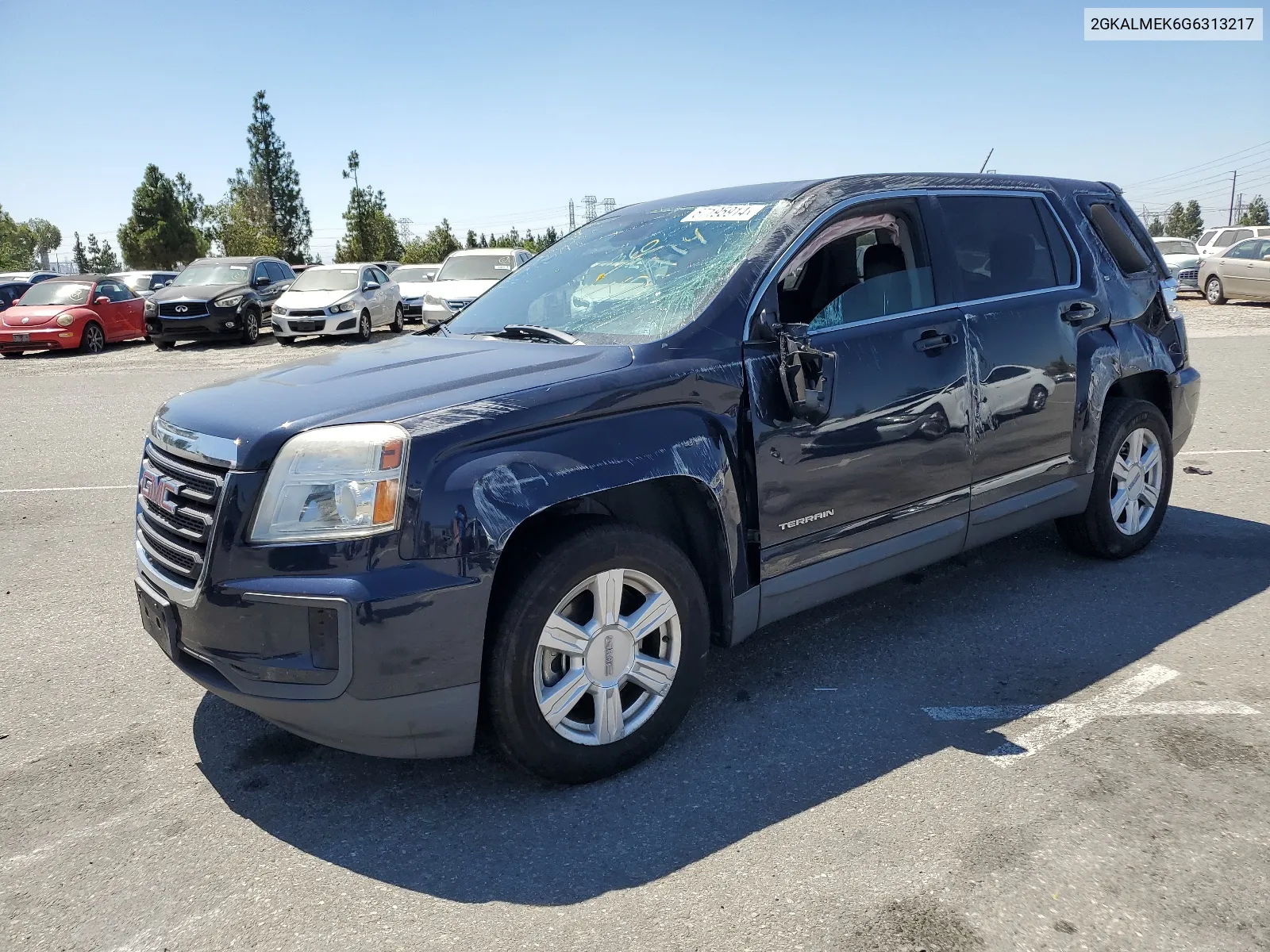 2GKALMEK6G6313217 2016 GMC Terrain Sle