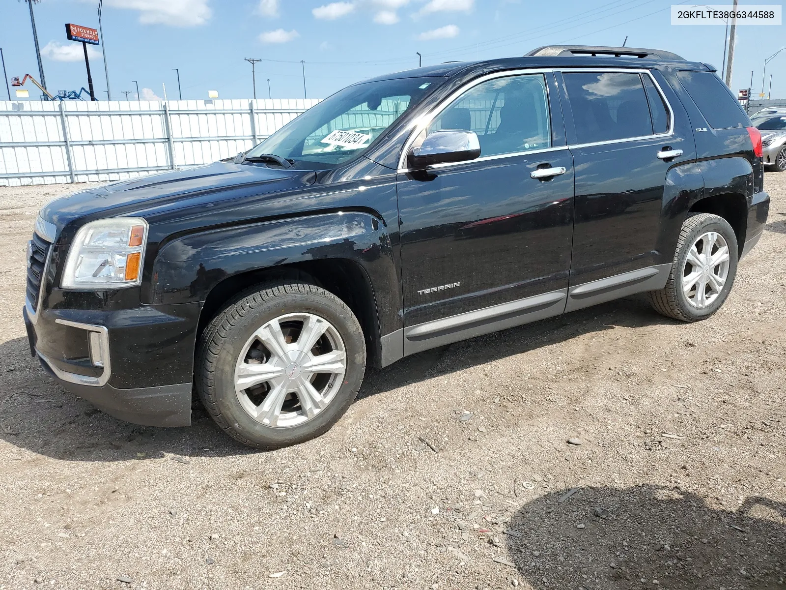 2GKFLTE38G6344588 2016 GMC Terrain Sle