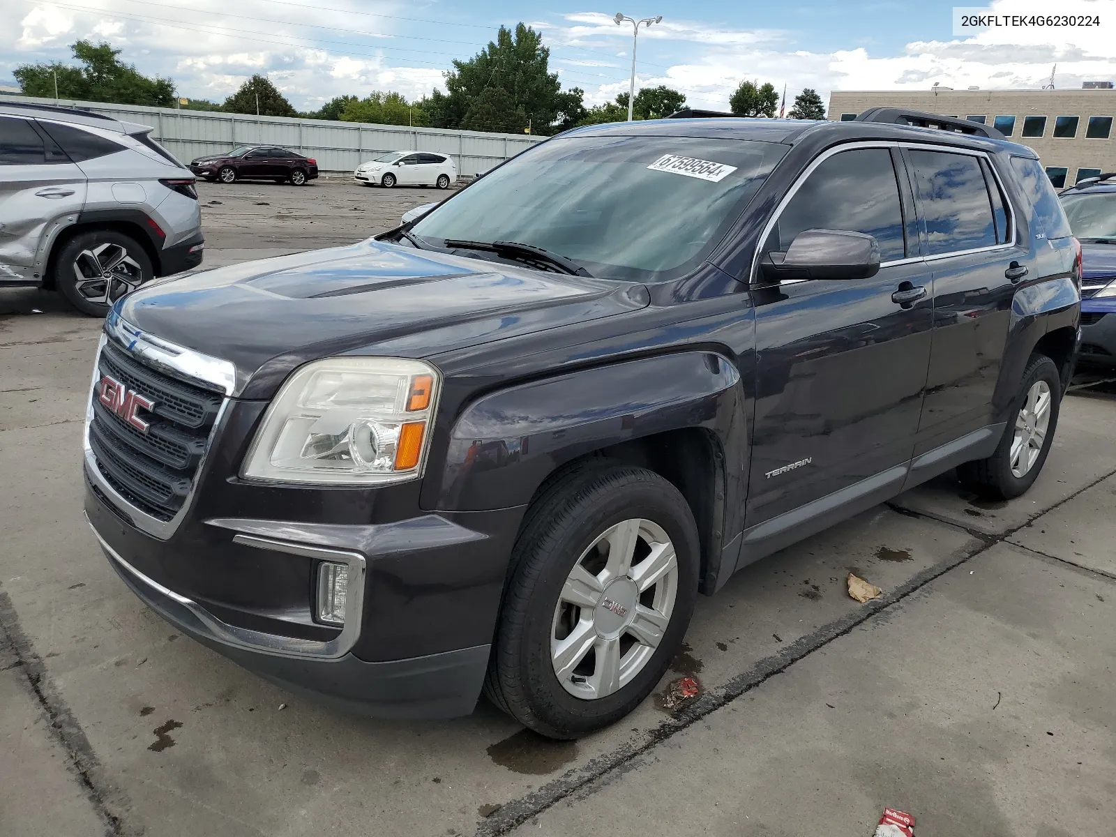 2016 GMC Terrain Sle VIN: 2GKFLTEK4G6230224 Lot: 67599564