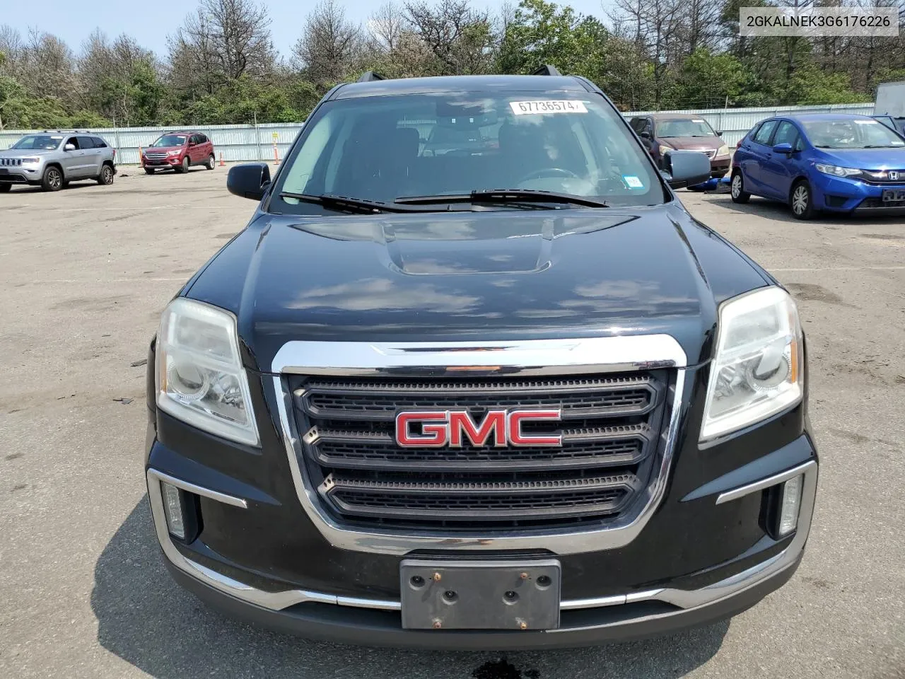 2016 GMC Terrain Sle VIN: 2GKALNEK3G6176226 Lot: 67736574