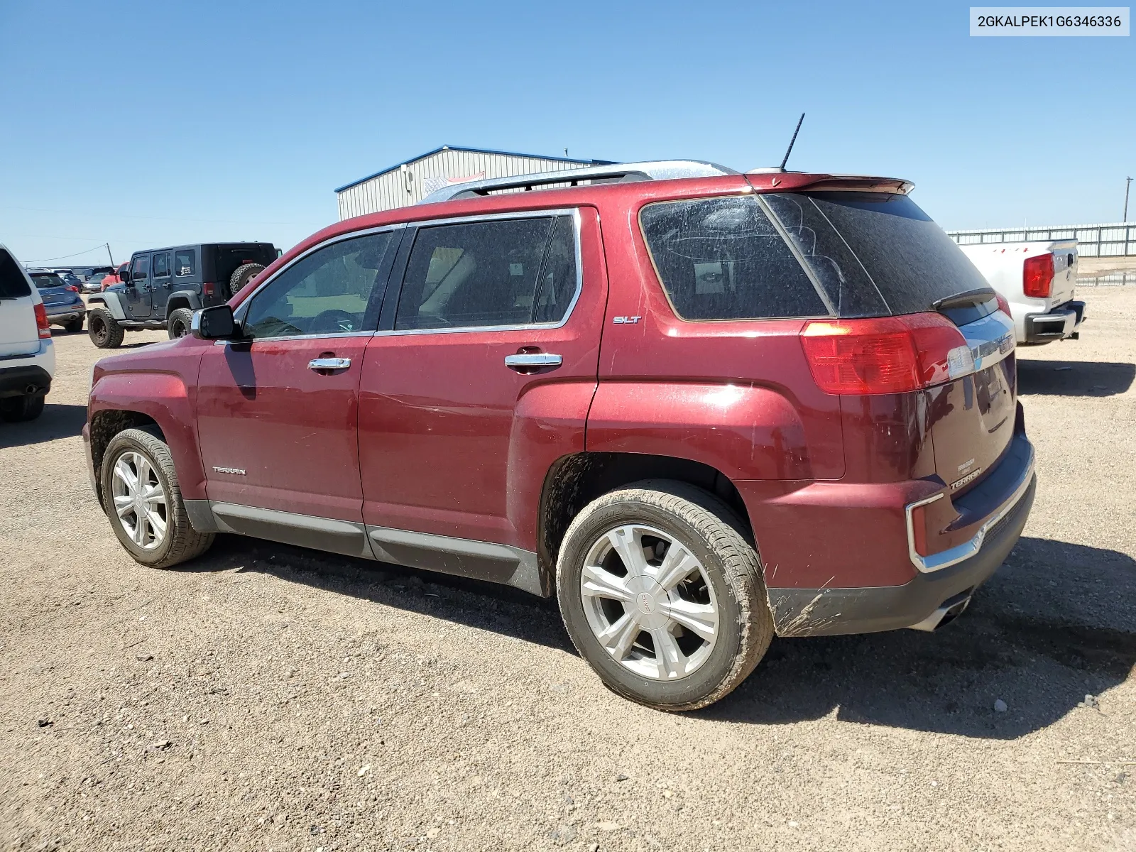 2016 GMC Terrain Slt VIN: 2GKALPEK1G6346336 Lot: 67912254