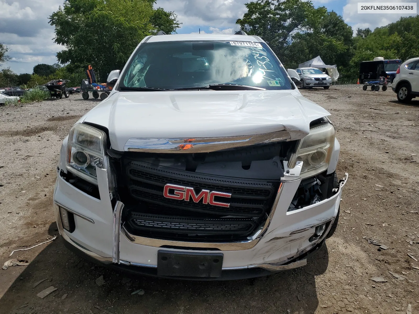 2GKFLNE35G6107438 2016 GMC Terrain Sle