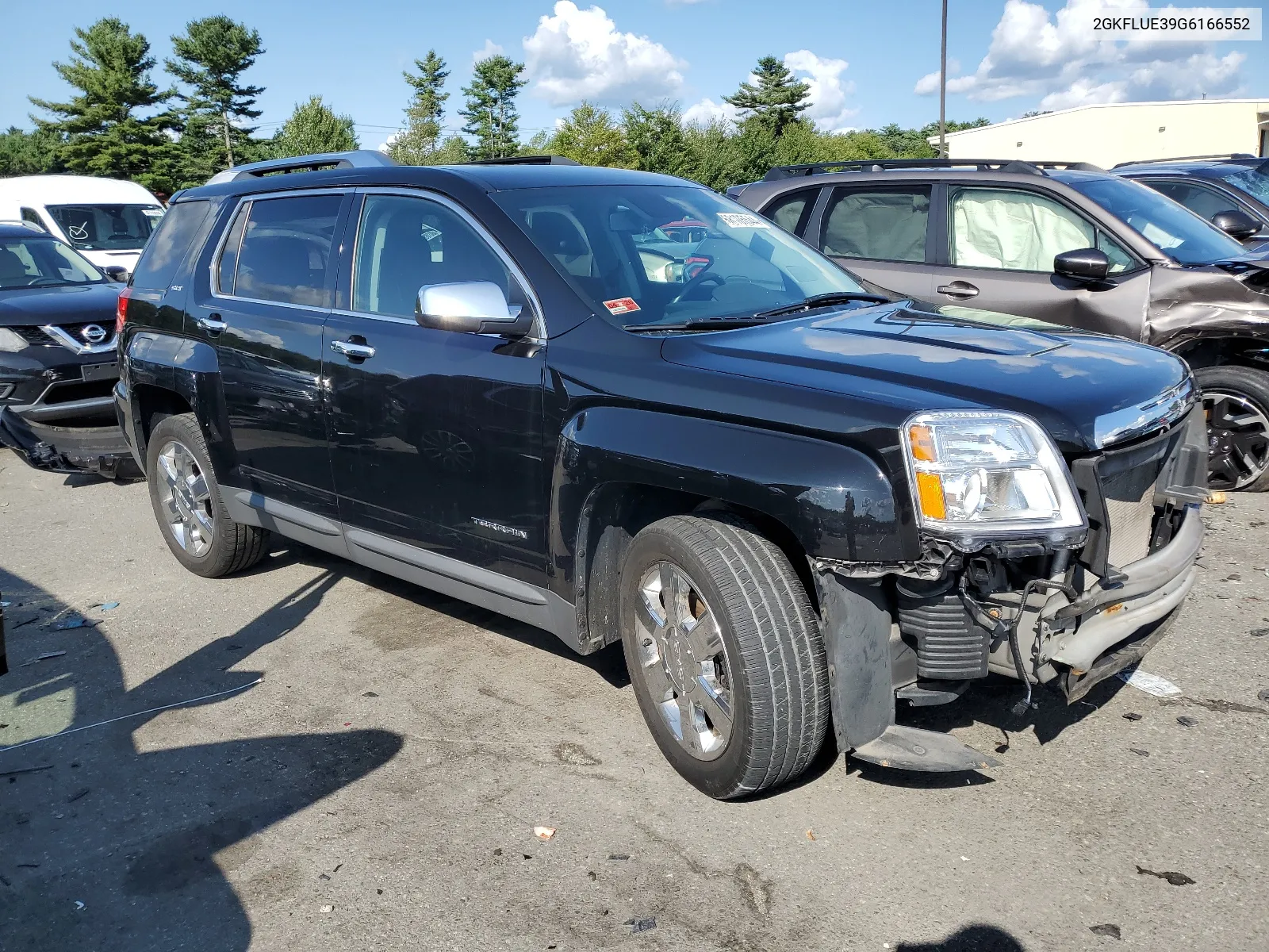 2016 GMC Terrain Slt VIN: 2GKFLUE39G6166552 Lot: 68105544