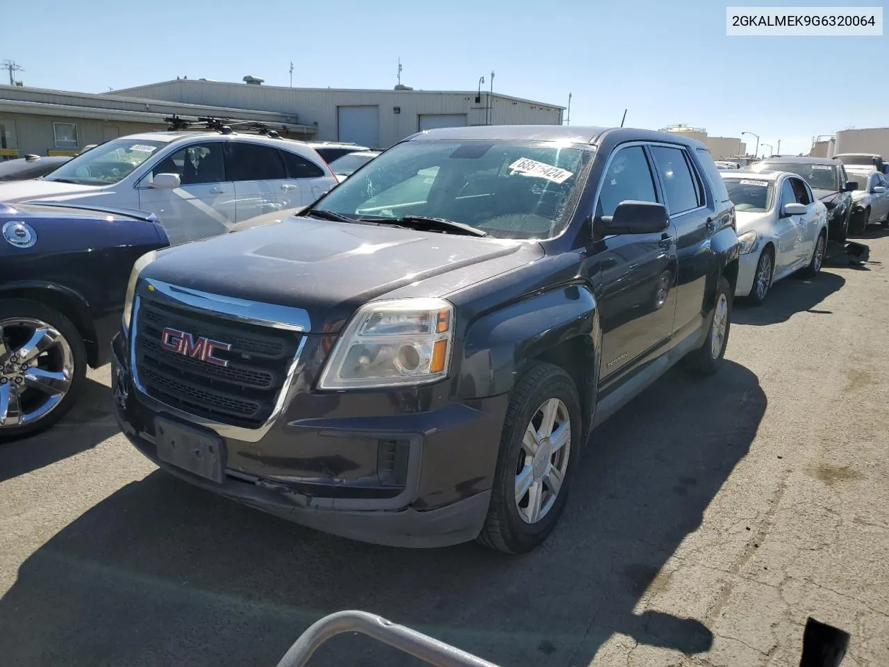 2016 GMC Terrain Sle VIN: 2GKALMEK9G6320064 Lot: 68515424