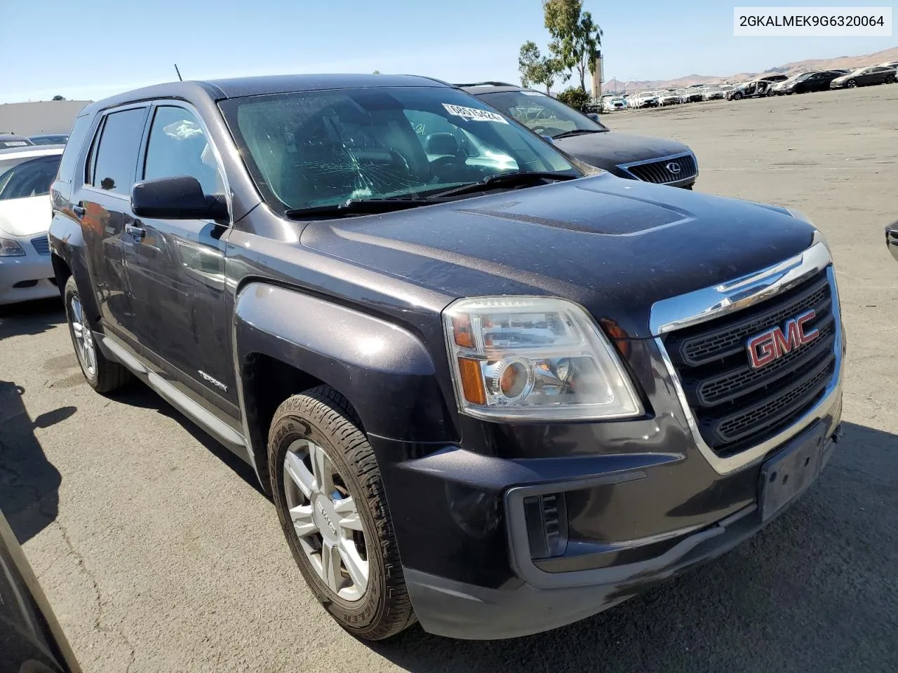 2016 GMC Terrain Sle VIN: 2GKALMEK9G6320064 Lot: 68515424