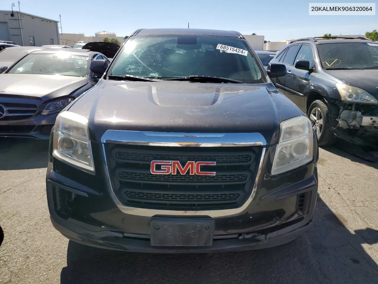 2016 GMC Terrain Sle VIN: 2GKALMEK9G6320064 Lot: 68515424