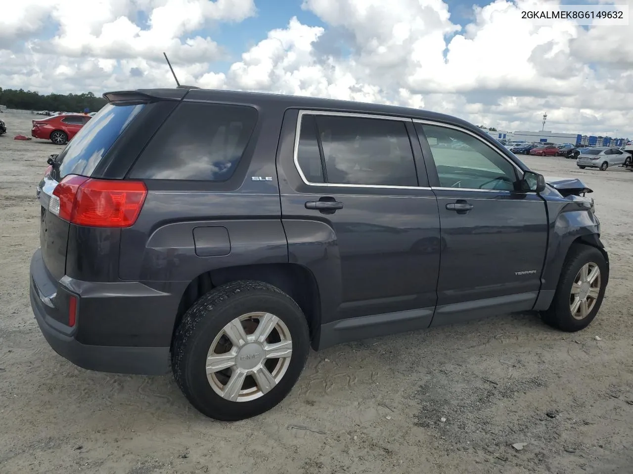 2016 GMC Terrain Sle VIN: 2GKALMEK8G6149632 Lot: 69074544