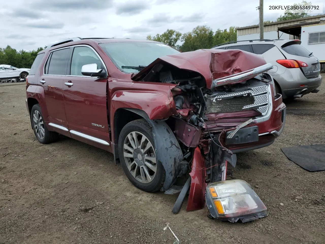 2016 GMC Terrain Denali VIN: 2GKFLVE35G6349792 Lot: 69411874