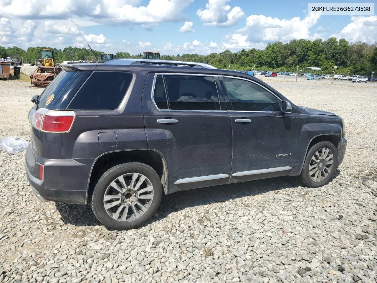 2GKFLRE36G6273538 2016 GMC Terrain Denali