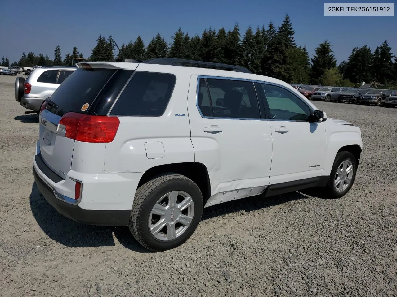 2016 GMC Terrain Sle VIN: 2GKFLTEK2G6151912 Lot: 70452214