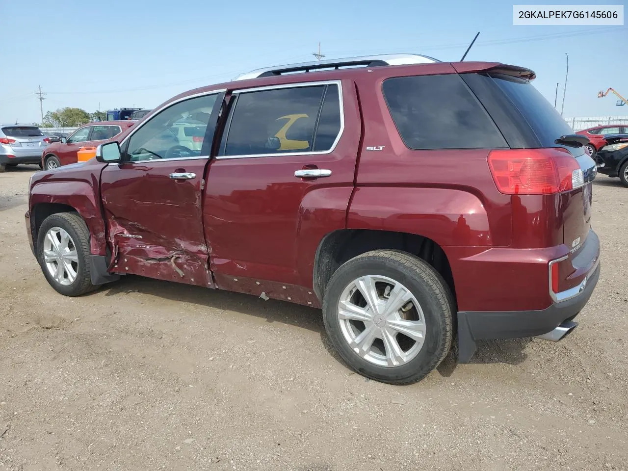 2016 GMC Terrain Slt VIN: 2GKALPEK7G6145606 Lot: 70618334