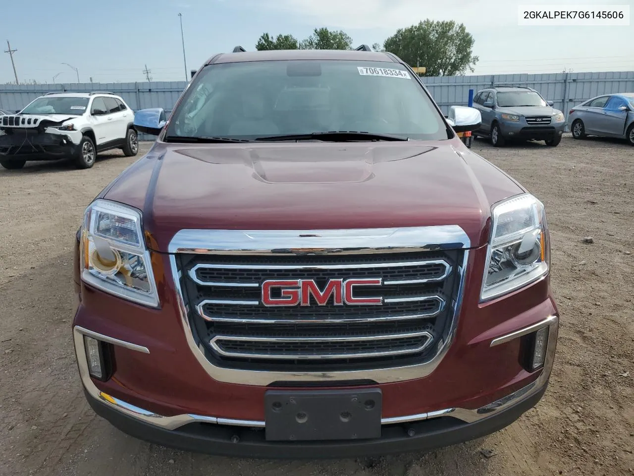 2016 GMC Terrain Slt VIN: 2GKALPEK7G6145606 Lot: 70618334