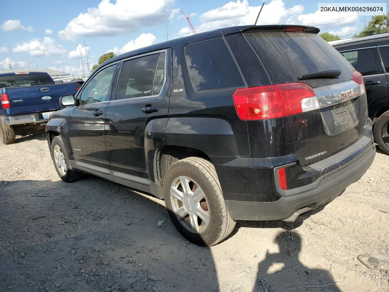 2016 GMC Terrain Sle VIN: 2GKALMEK0G6296074 Lot: 71361254