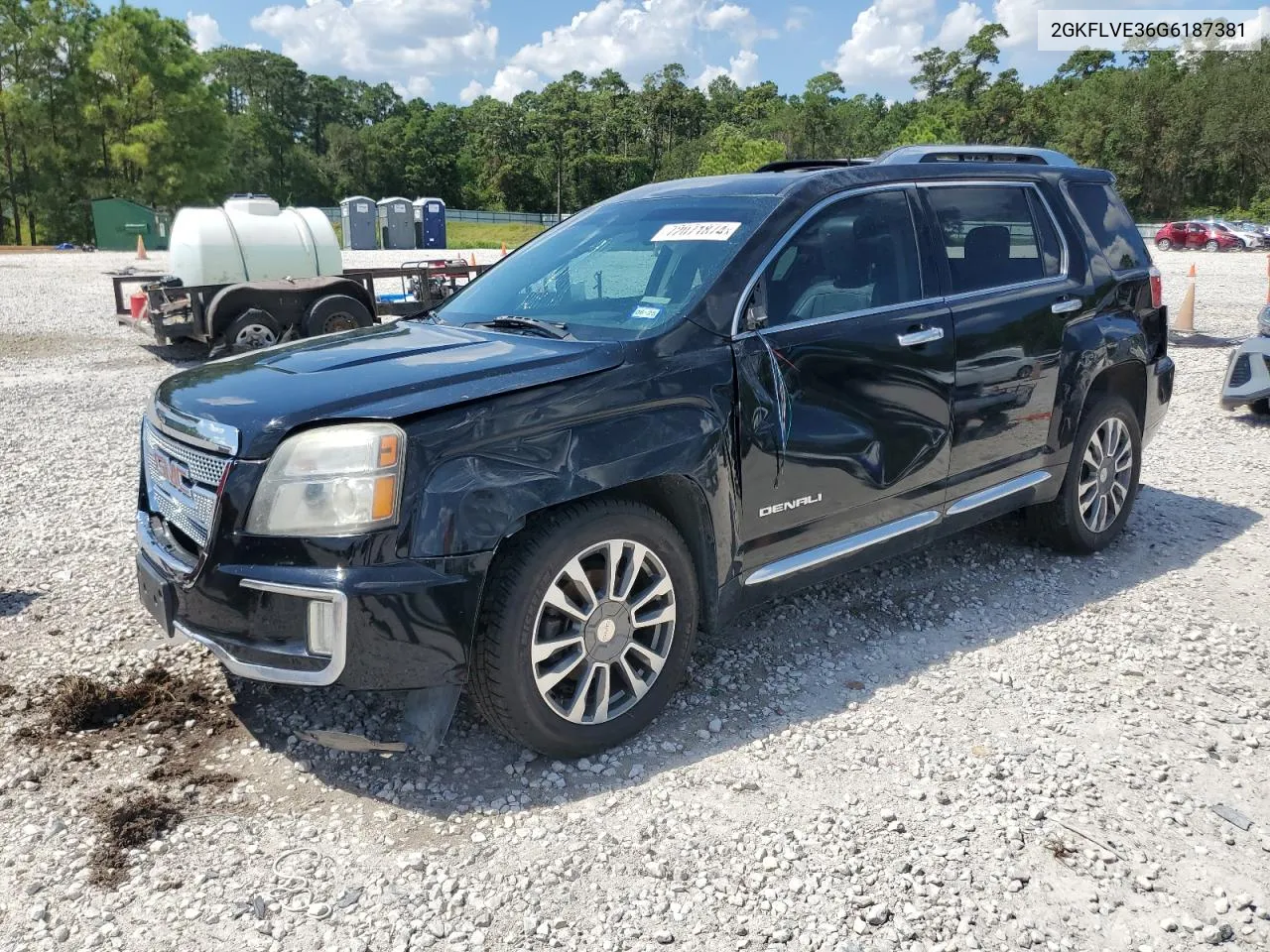 2016 GMC Terrain Denali VIN: 2GKFLVE36G6187381 Lot: 72071874