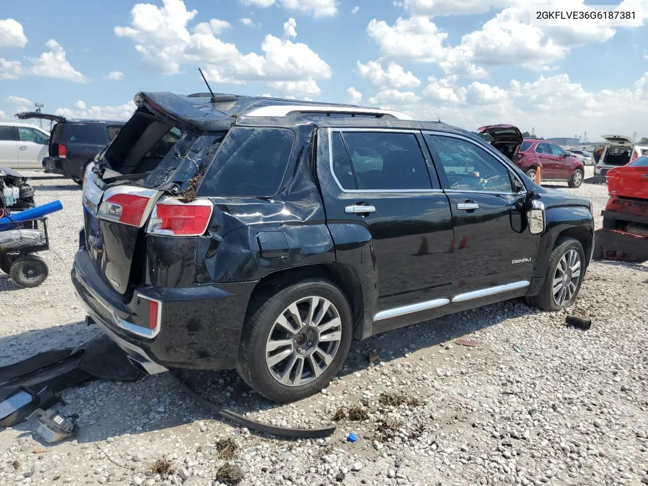 2016 GMC Terrain Denali VIN: 2GKFLVE36G6187381 Lot: 72071874