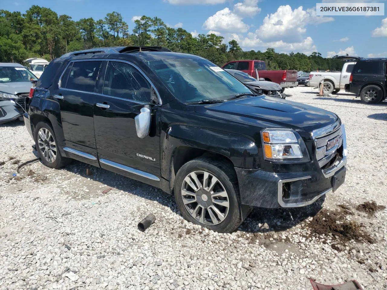 2016 GMC Terrain Denali VIN: 2GKFLVE36G6187381 Lot: 72071874