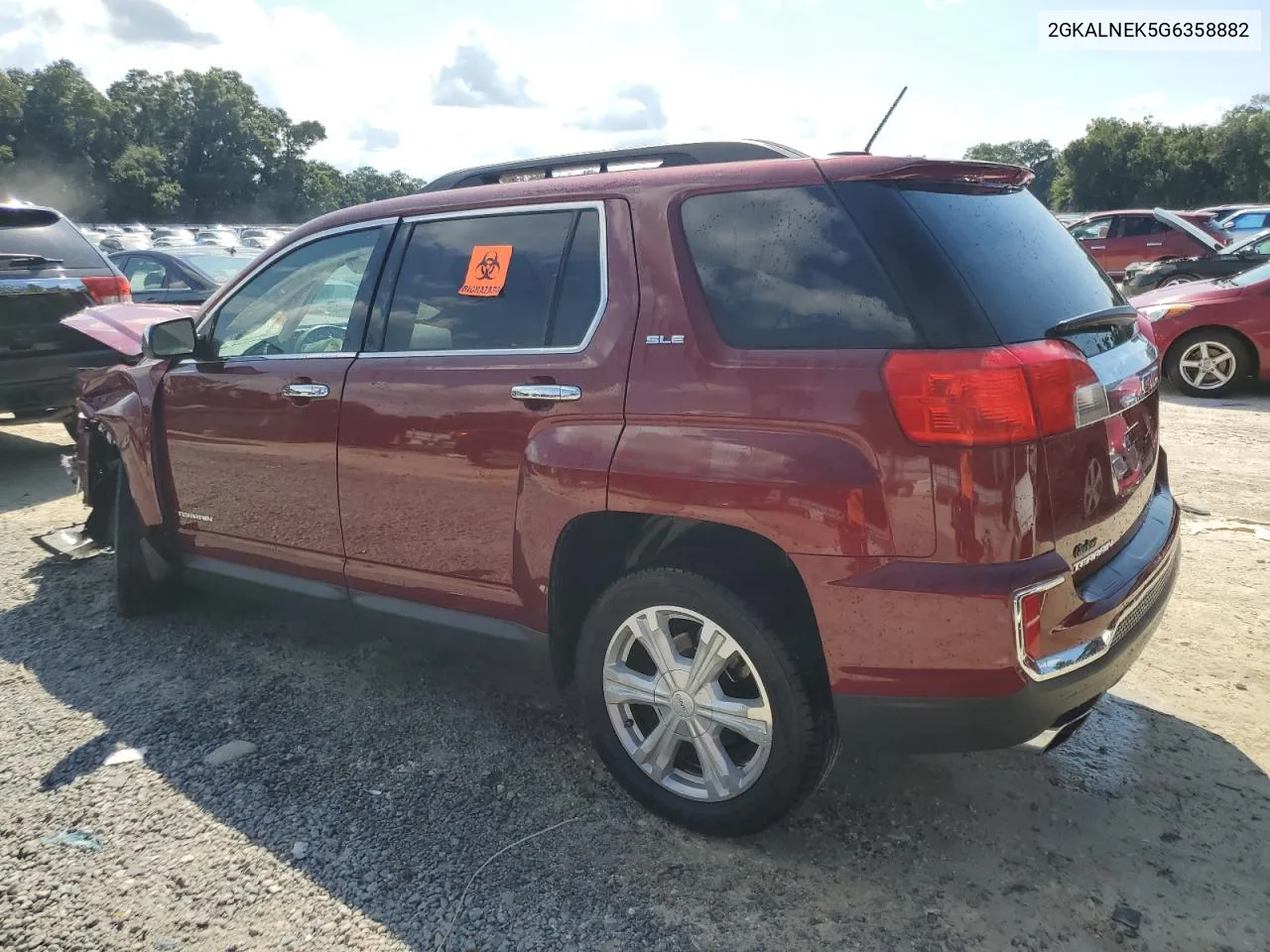 2016 GMC Terrain Sle VIN: 2GKALNEK5G6358882 Lot: 72135474