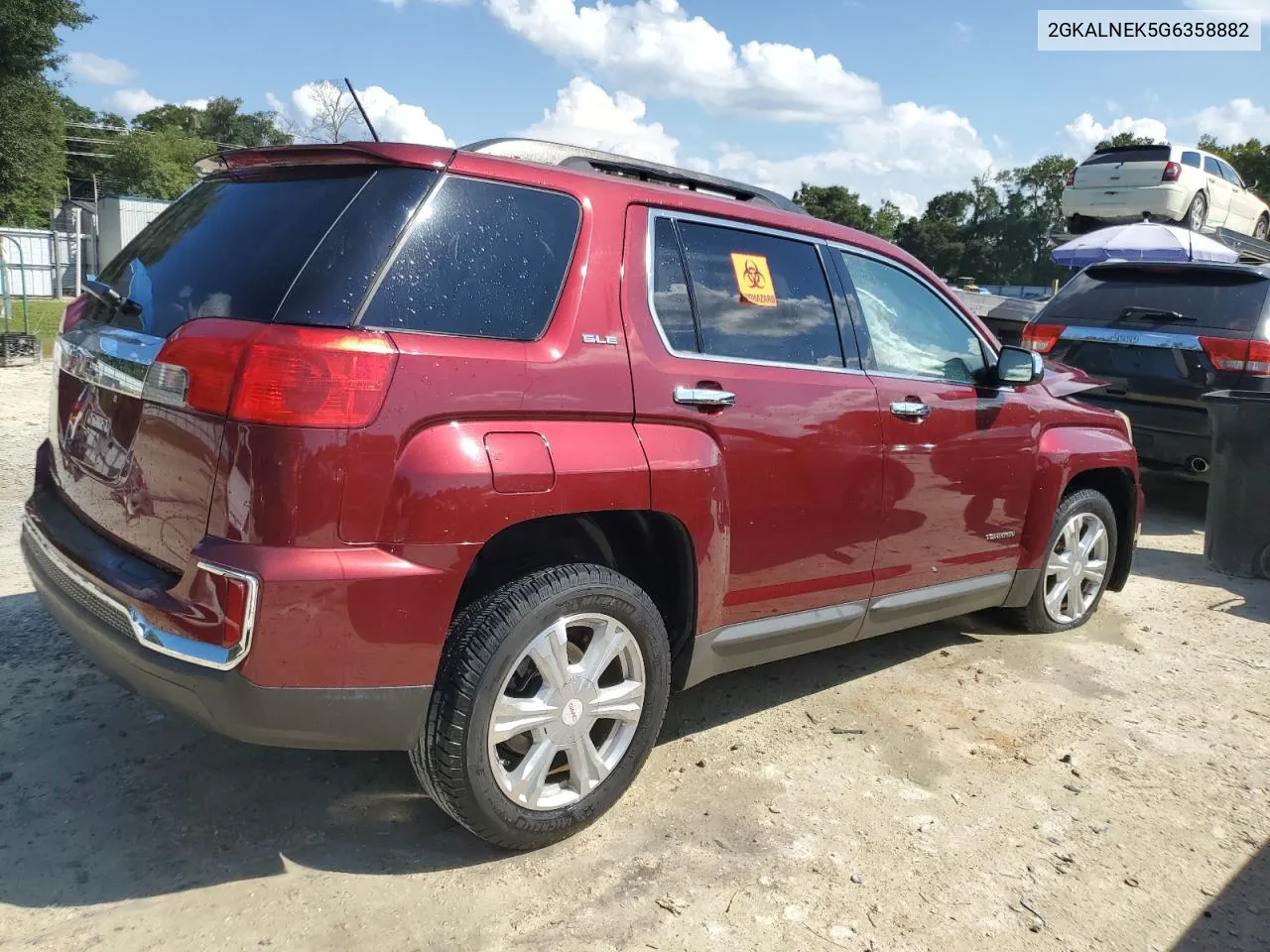 2016 GMC Terrain Sle VIN: 2GKALNEK5G6358882 Lot: 72135474