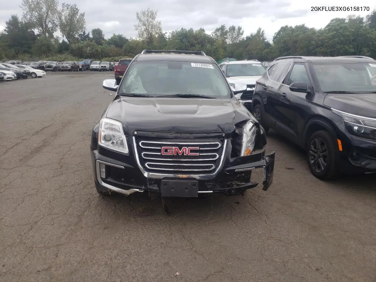 2016 GMC Terrain Slt VIN: 2GKFLUE3XG6158170 Lot: 72138884