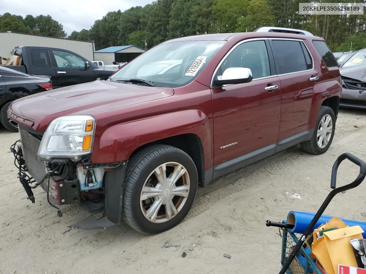 2GKFLPE35G6298189 2016 GMC Terrain Slt