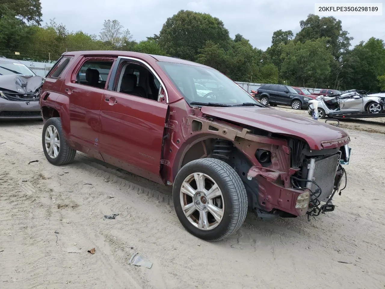 2016 GMC Terrain Slt VIN: 2GKFLPE35G6298189 Lot: 72195954