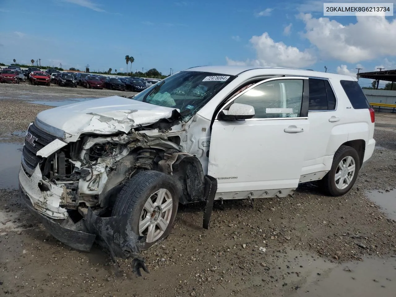 2016 GMC Terrain Sle VIN: 2GKALMEK8G6213734 Lot: 72478064