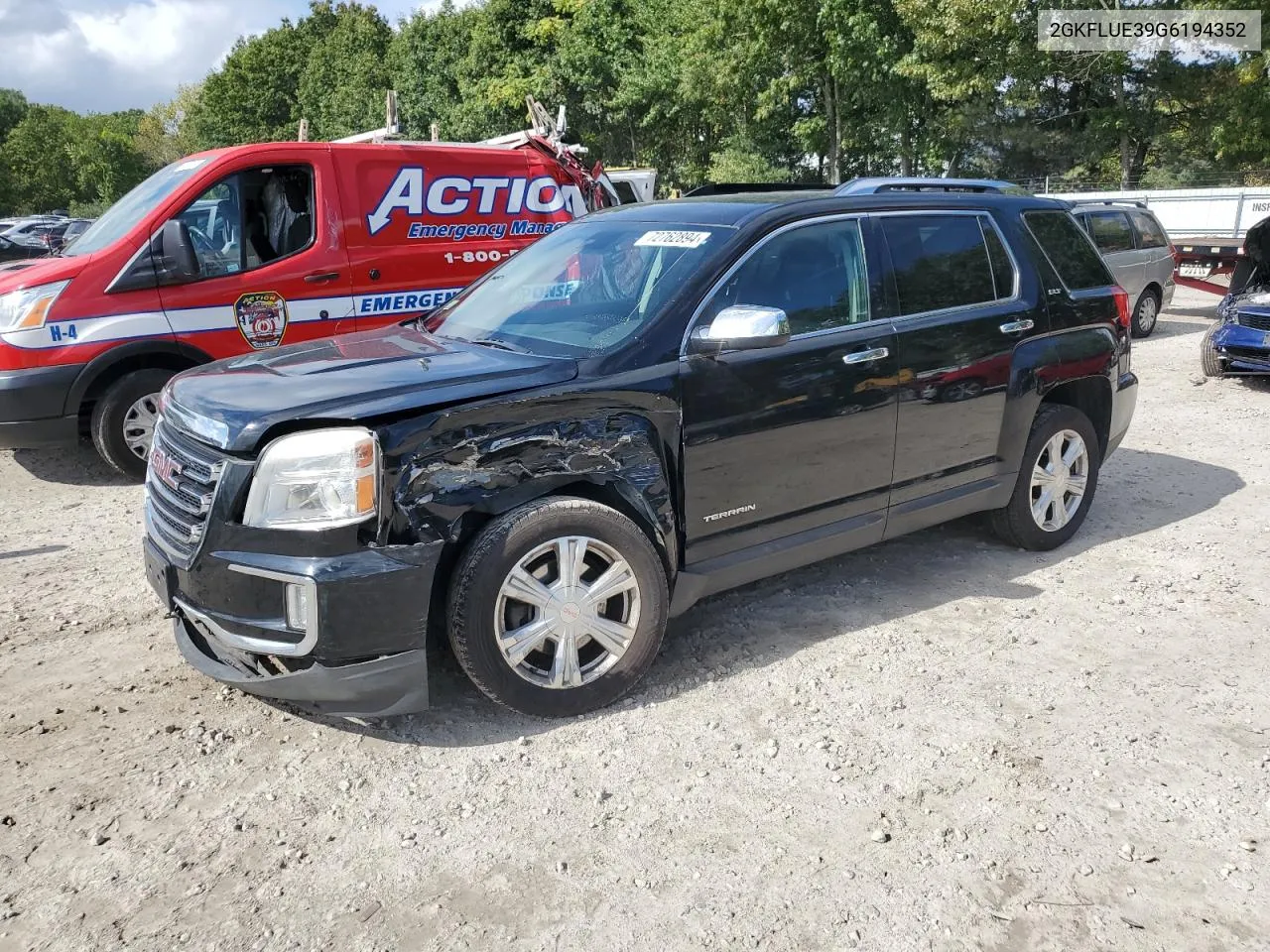 2016 GMC Terrain Slt VIN: 2GKFLUE39G6194352 Lot: 72762894