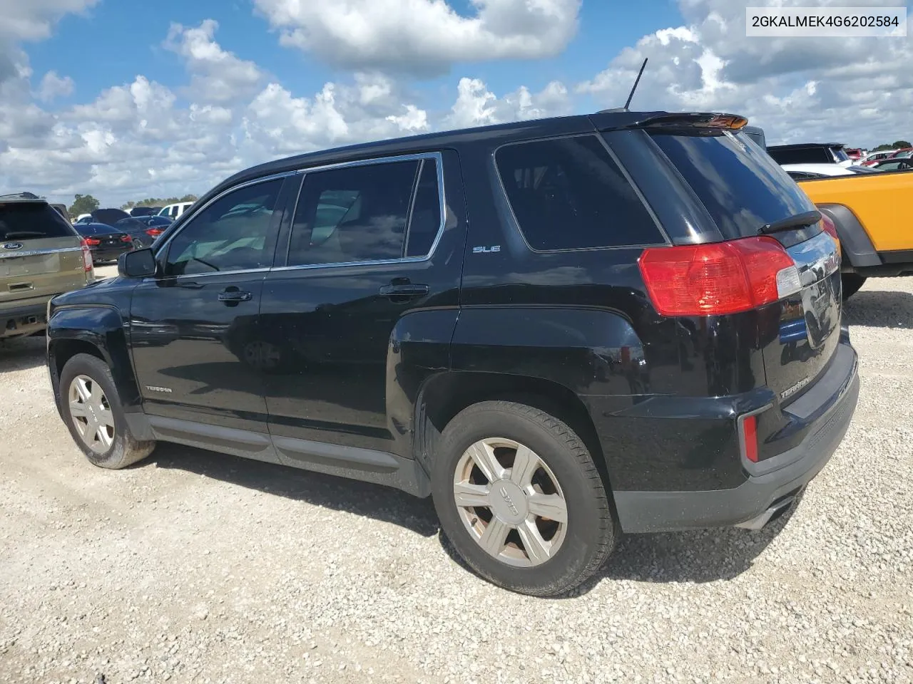 2016 GMC Terrain Sle VIN: 2GKALMEK4G6202584 Lot: 74192534