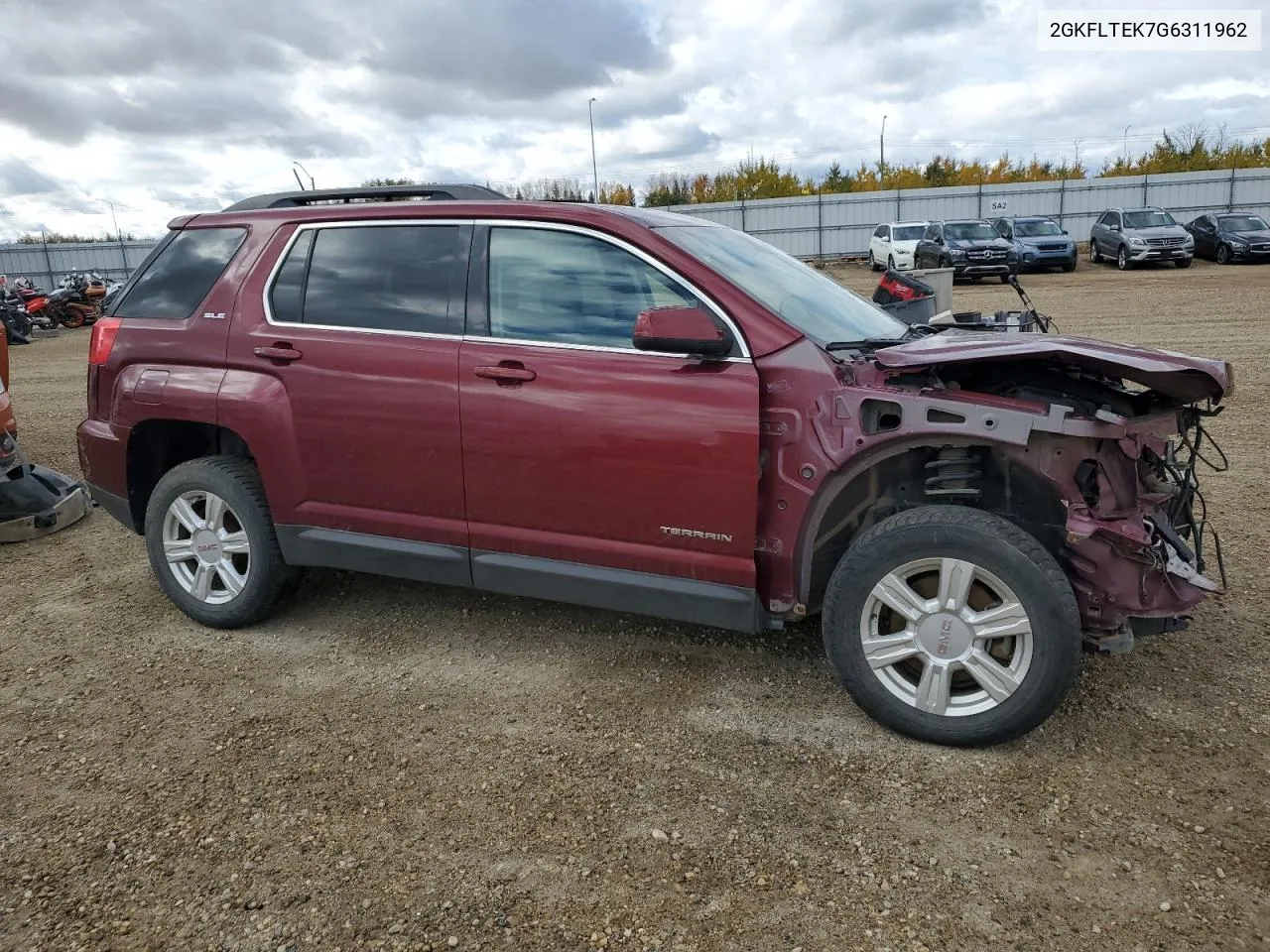 2016 GMC Terrain Sle VIN: 2GKFLTEK7G6311962 Lot: 74243604