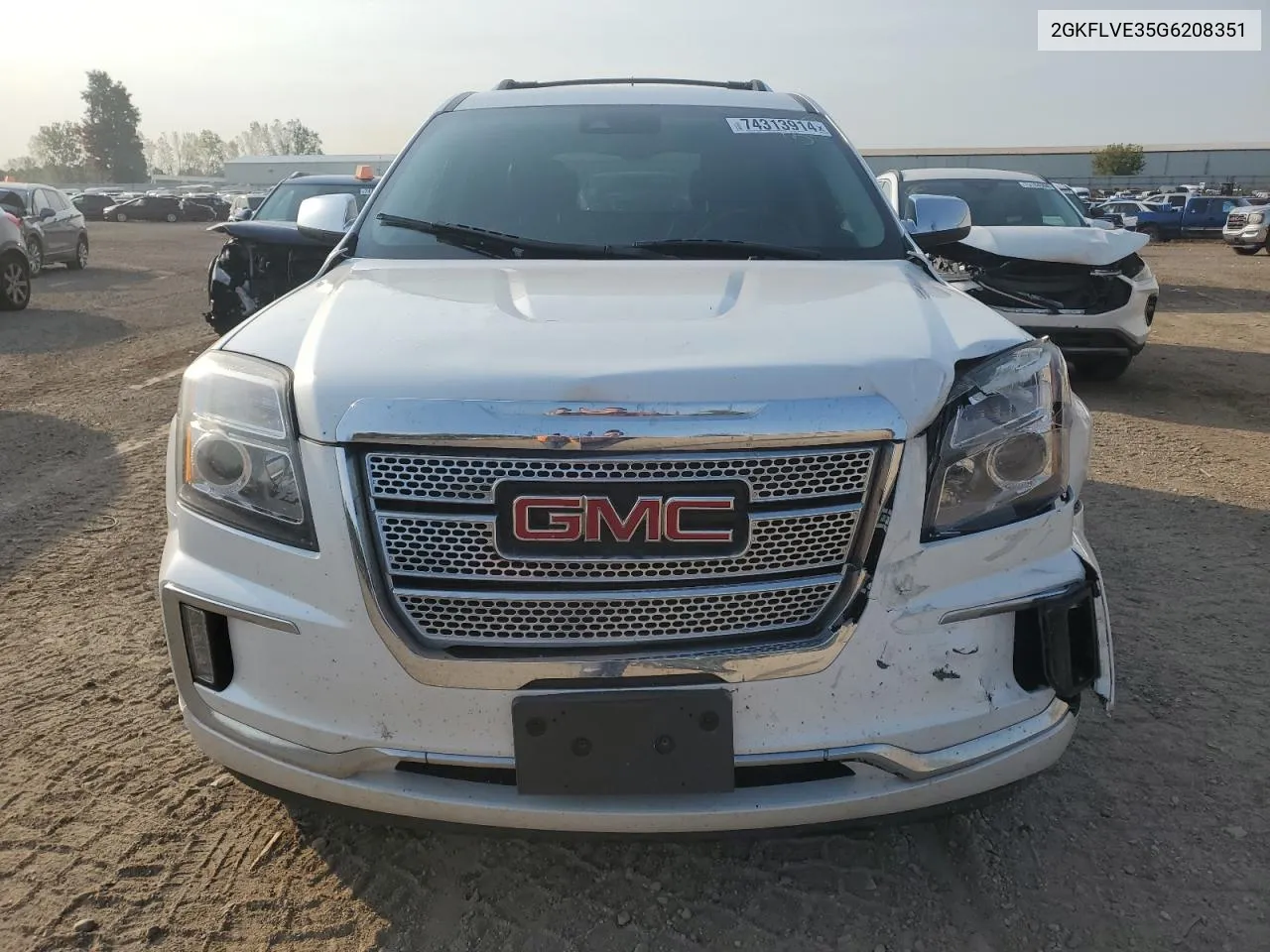 2016 GMC Terrain Denali VIN: 2GKFLVE35G6208351 Lot: 74313914