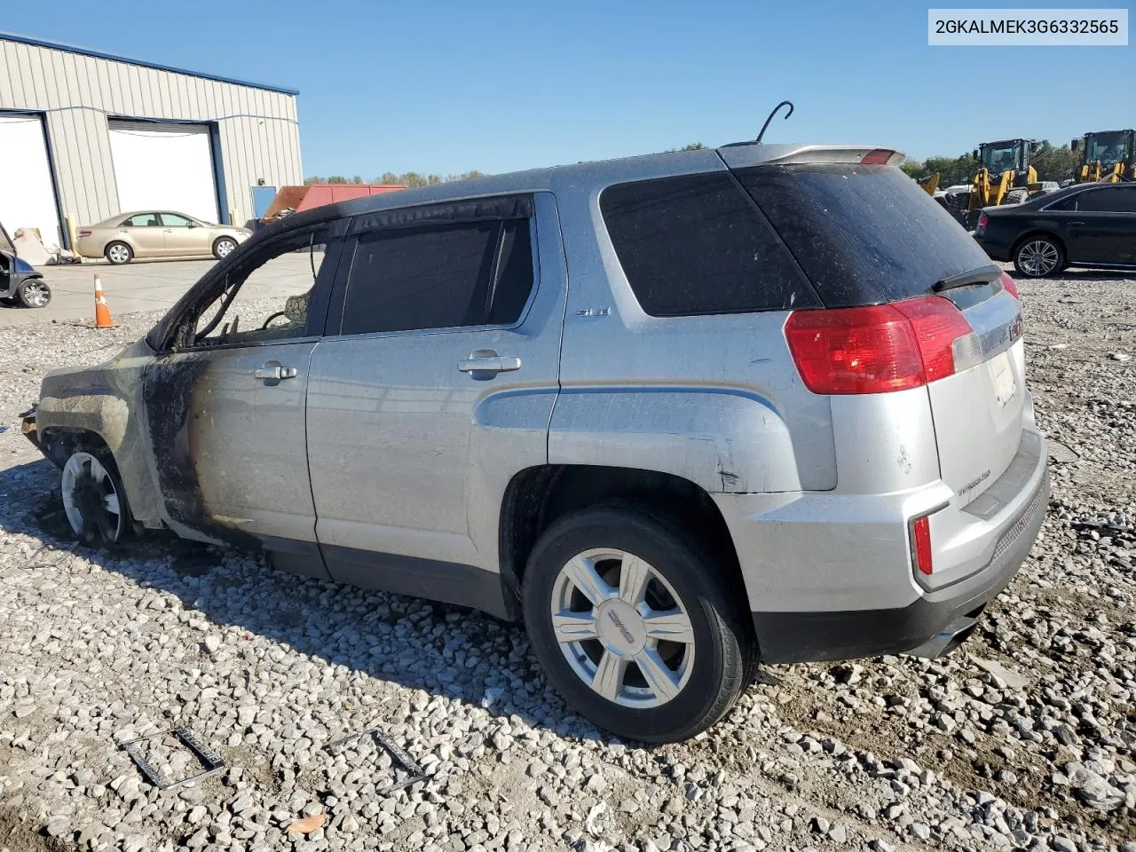 2016 GMC Terrain Sle VIN: 2GKALMEK3G6332565 Lot: 75018284