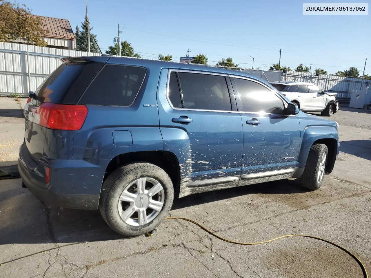 2016 GMC Terrain Sle VIN: 2GKALMEK7G6137052 Lot: 75216974