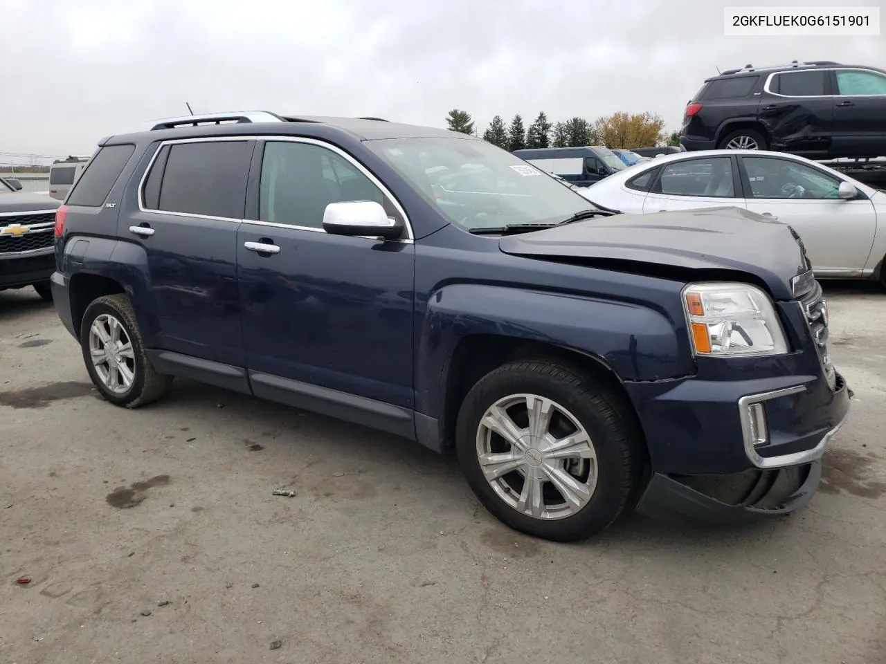 2016 GMC Terrain Slt VIN: 2GKFLUEK0G6151901 Lot: 75279463