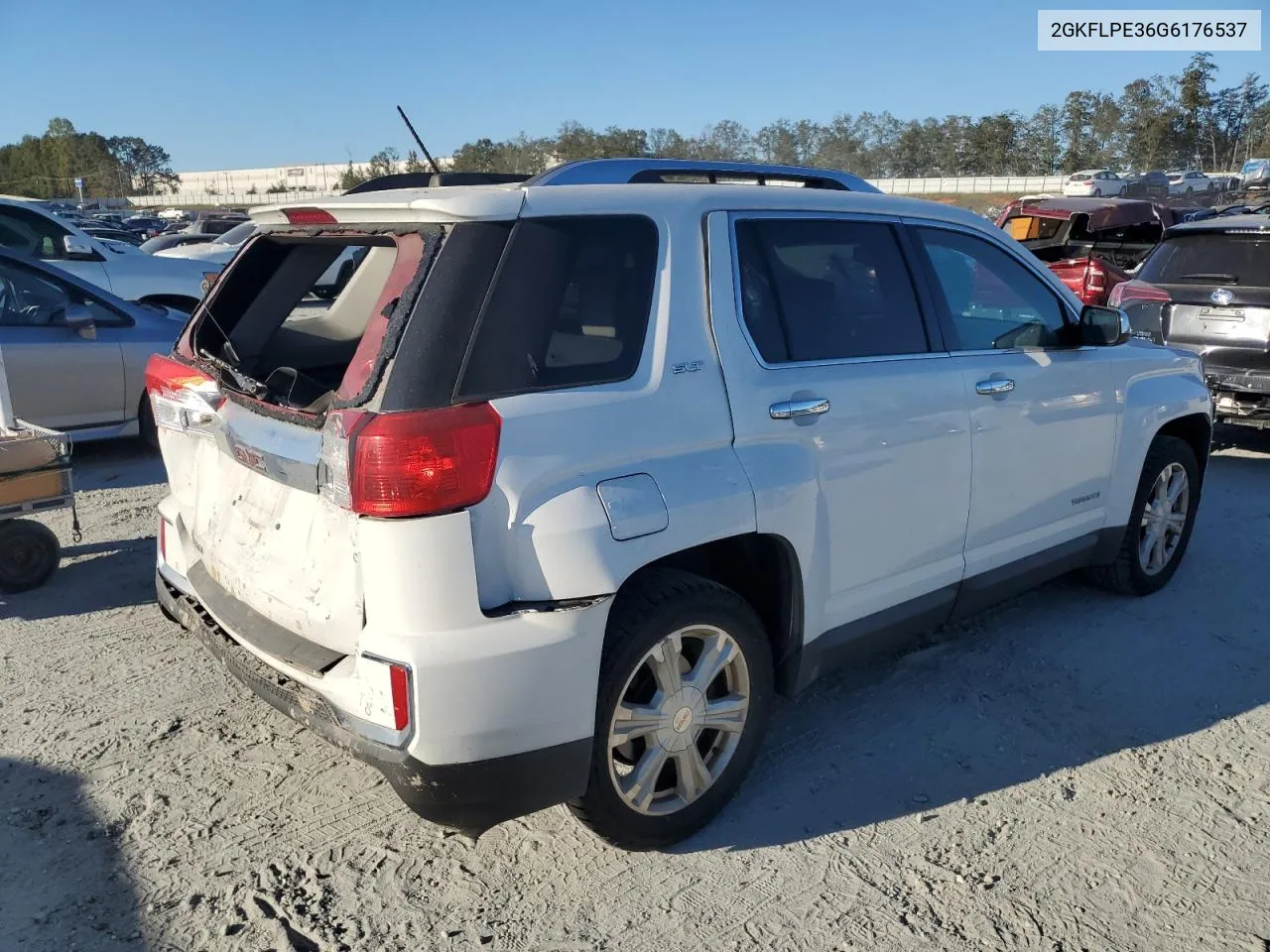 2016 GMC Terrain Slt VIN: 2GKFLPE36G6176537 Lot: 75814474