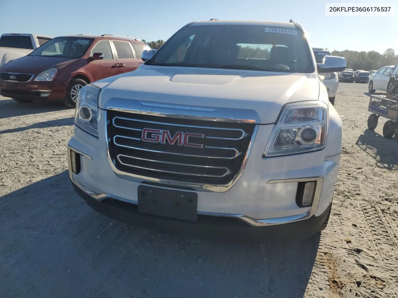 2016 GMC Terrain Slt VIN: 2GKFLPE36G6176537 Lot: 75814474