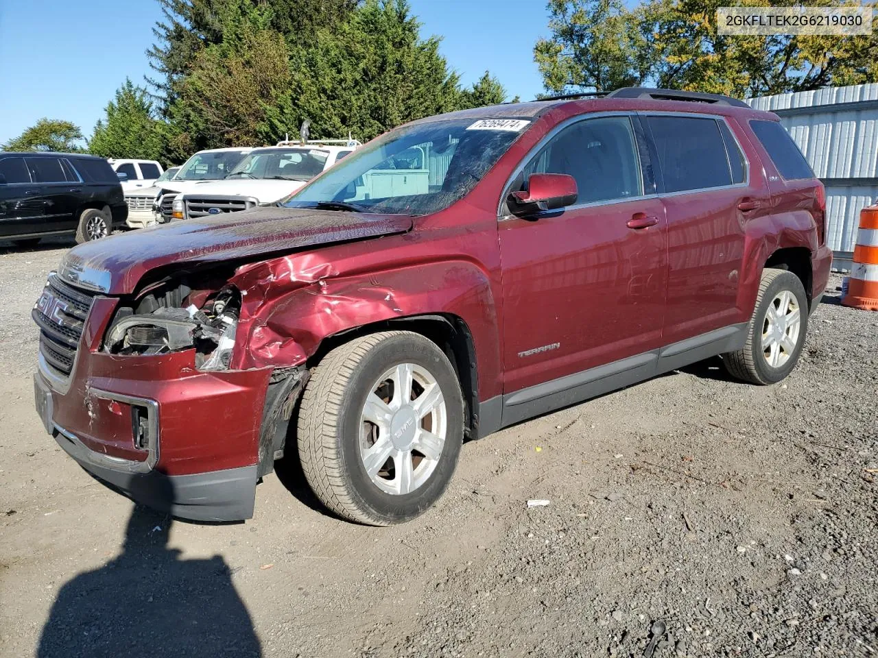 2016 GMC Terrain Sle VIN: 2GKFLTEK2G6219030 Lot: 76269474