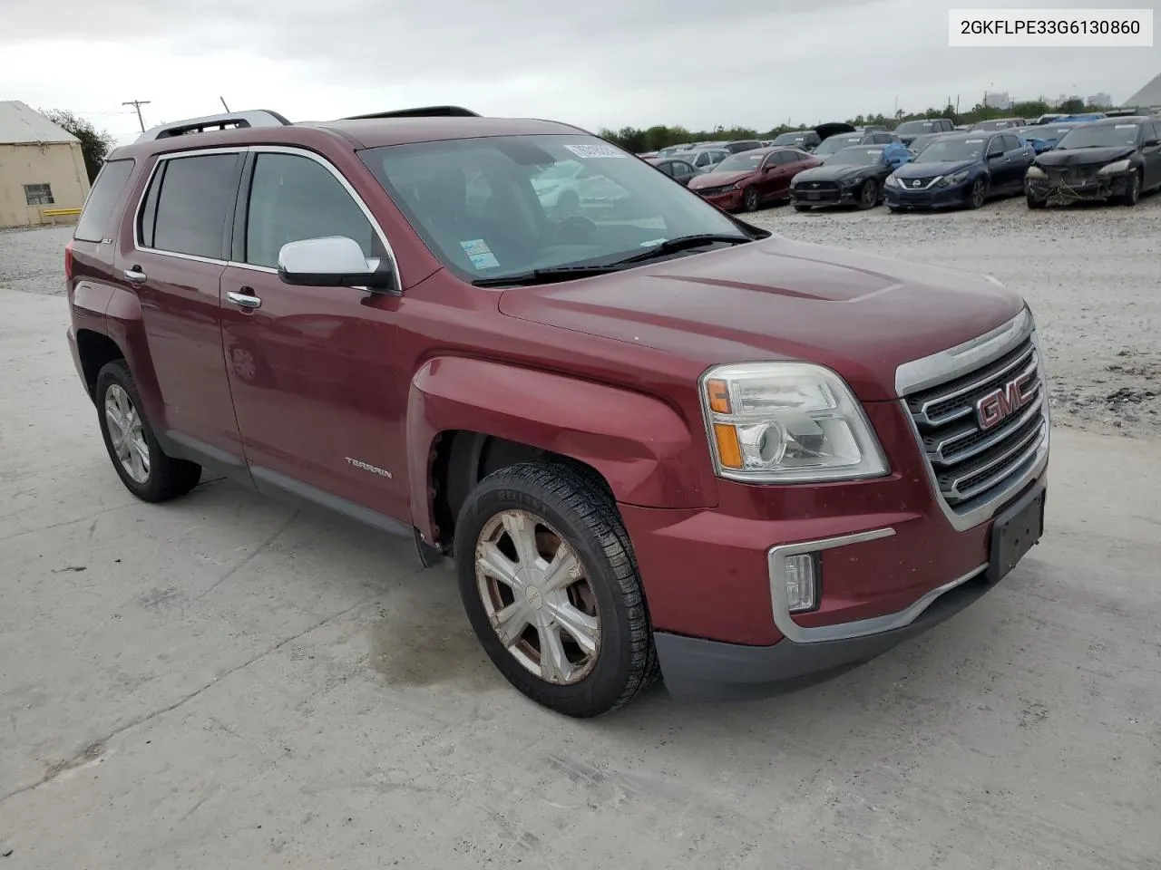 2016 GMC Terrain Slt VIN: 2GKFLPE33G6130860 Lot: 76316224